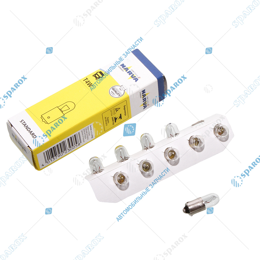 HELLA - AMPOULE 24V - 4W - Ba 9S T4W