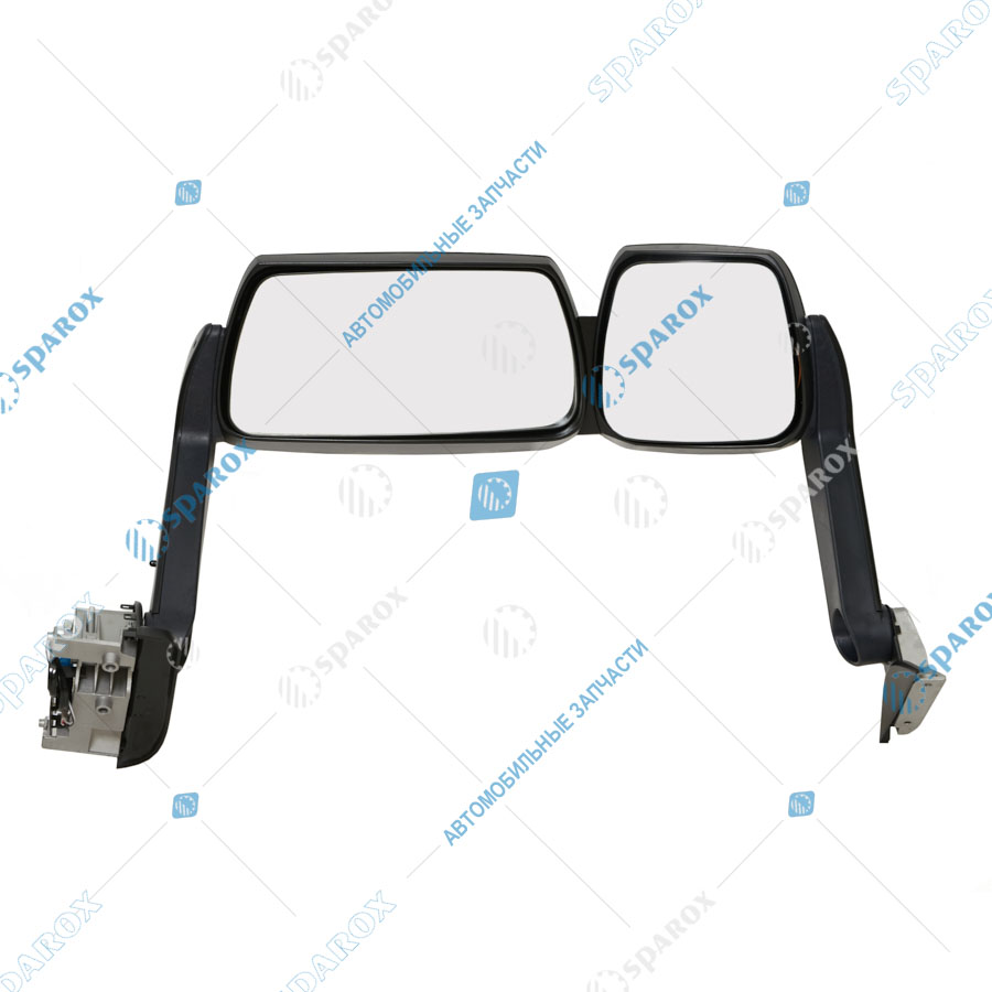 TANGDE-ZL01-59-021HPL Зеркало боковое левое с обогревом 24V (длинное крепление) 811x520x304