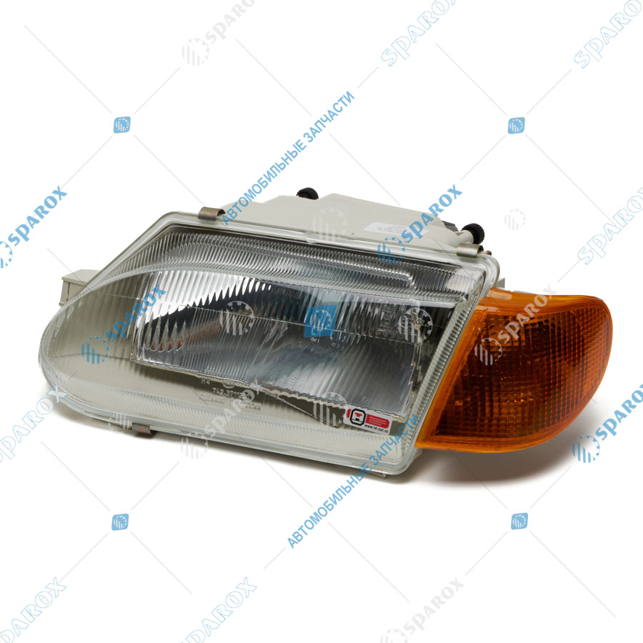 742-3711010-01 Блок фара ВАЗ-2114-15 левая с желтым указателем поворота в сб. Б/Л 742.3711010-01 (ОСВАР)