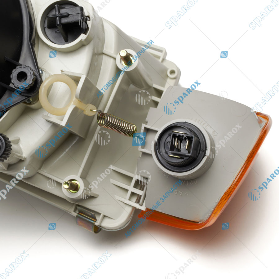 742-3711010-01 Блок фара ВАЗ-2114-15 левая с желтым указателем поворота в сб. Б/Л 742.3711010-01 (ОСВАР)