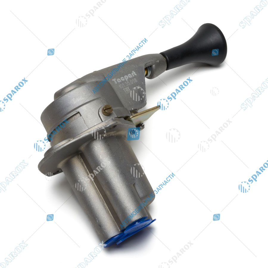 Tacpart-t01.35.018 Кран тормозной с ручным управлением ЗИЛ, Камаз, МАЗ, УРАЛ, КрАЗ, БЕЛАЗ, ПАЗ, ЛИАЗ (100-3537010)