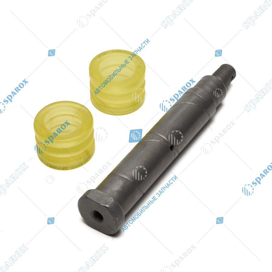 РК-6430-5001722-СПЕЦМАШ Ось крепления стабилизатора кабины 28х183 со втулками (к-т: 1 ось+2 втулки 28х45) МАЗ (СПЕЦМАШ)