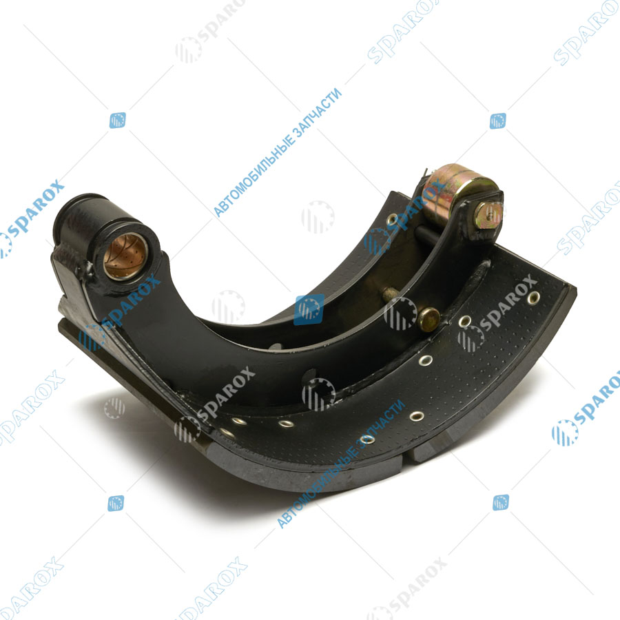 5440-3502090-СПЕЦМАШ Колодка тормозная МАЗ/МАН, ИЗГОТОВЛЕНО ПО ГОСТ (шир.=22 см, 6/7, задняя, правая) (СПЕЦМАШ)