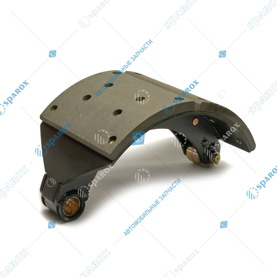 5440-3502090-СПЕЦМАШ Колодка тормозная МАЗ/МАН, ИЗГОТОВЛЕНО ПО ГОСТ (шир.=22 см, 6/7, задняя, правая) (СПЕЦМАШ)