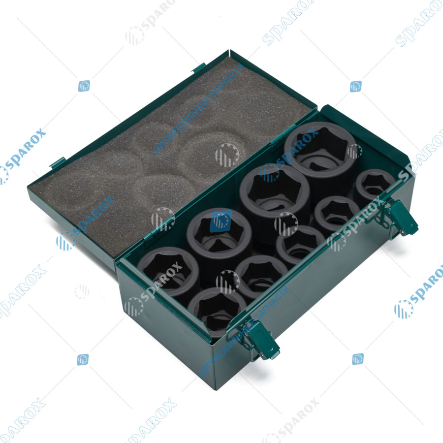 Jonnesway-S03A8109S Набор ударных торцевых головок 9 предметов (1 DR 24-50 мм) Jonnesway S03A8109S