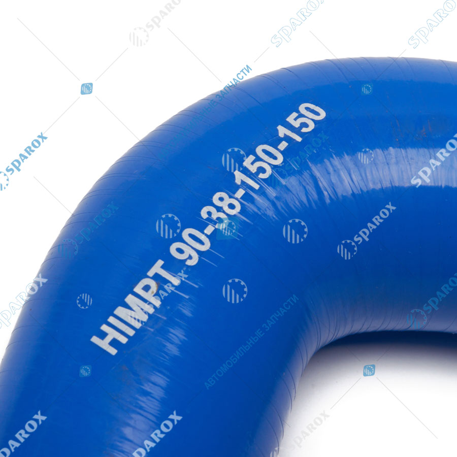 угол 90°-Т-патрубок 38 мм Патрубок угловой d=38 мм, L=150*150 мм (угол 90°) силикон