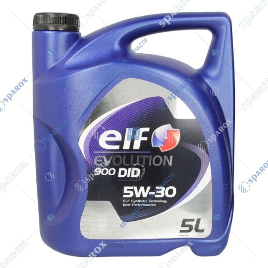 ELF-194881 Масло моторное ELF EVOLUTION 900 DID 5W-30 5 литров