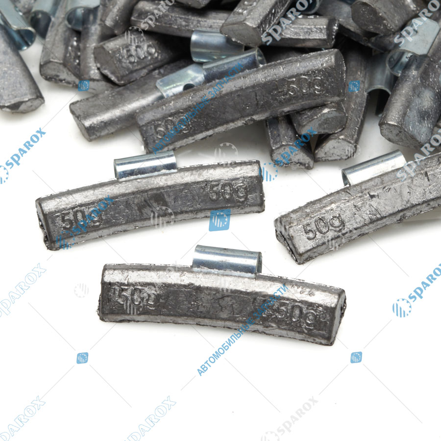 Clipper-0350 Грузики балансировочные набивные для литых дисков 50гр. (50шт) 0350 Clipper