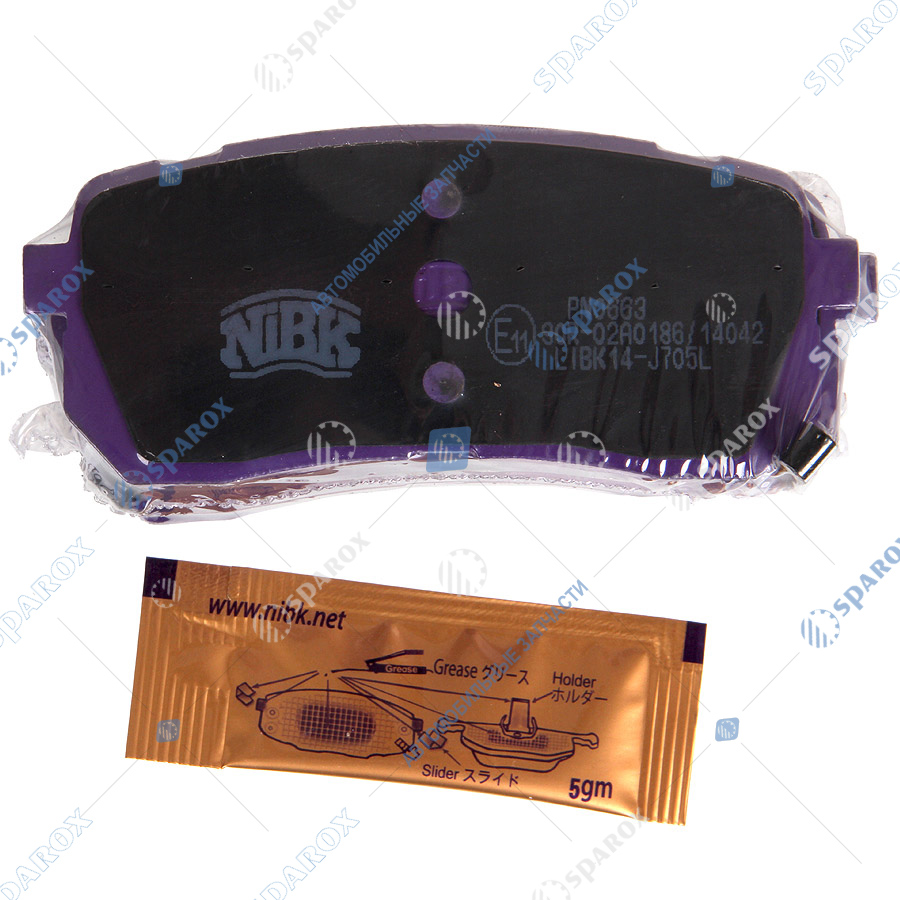 NIBK-PN0663 Колодки тормозные дисковые
