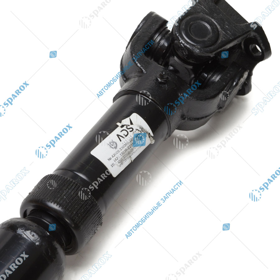 33036-2201010-20 Вал карданный задний УАЗ-452 ЕВРО-4 с 5-ступенчатой КПП, мосты Спайсер (АДС) L=786+54мм.