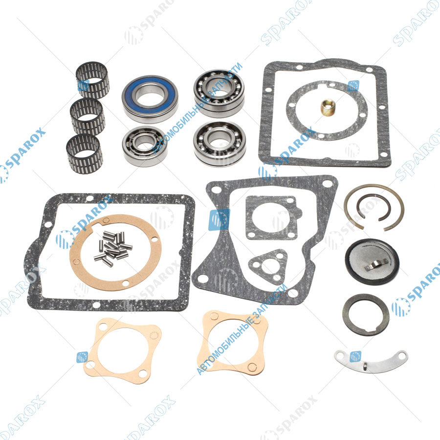 3151-1700015 Р/к КПП 4-х ступ. УАЗ н/о (подшипники+прокладки+шайбы) (ТДК)