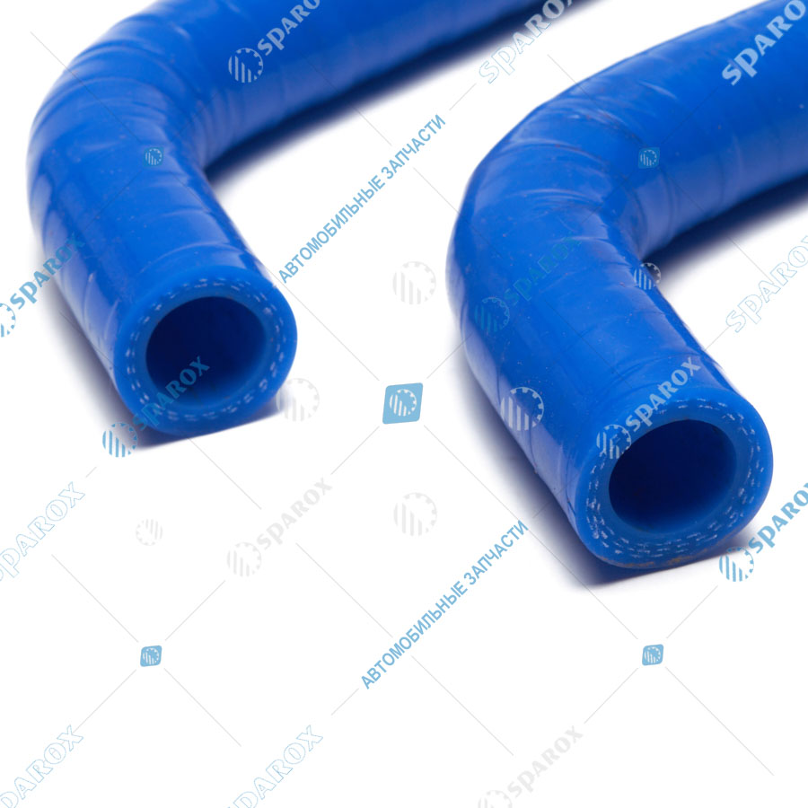 4062-1014190 К-т патрубков РХХ ГАЗ дв. ЗМЗ-409 (к-т 3шт.) силикон