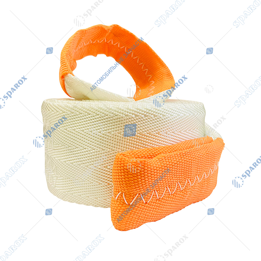 ДАЛИ-авто-DA-02542 Трос рывковый (динамическая стропа) петля-петля 6м ( 8т) ширина ленты 80мм (15)