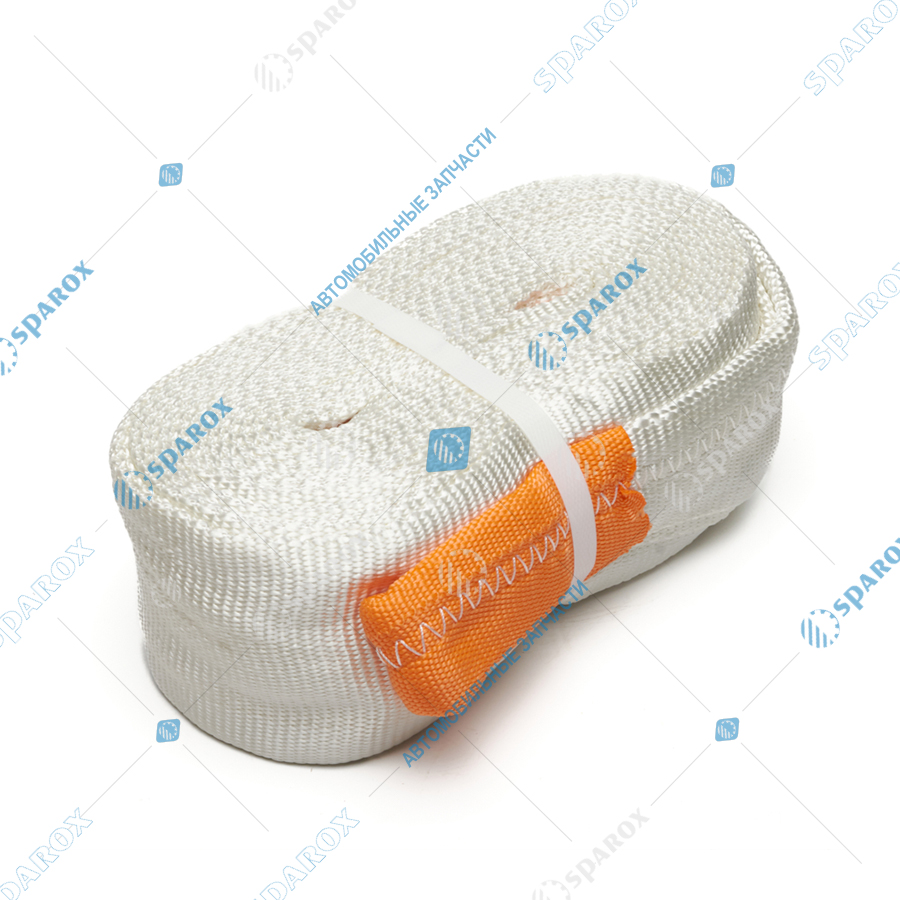 ДАЛИ-авто-DA-02546 Трос рывковый (динамическая стропа) петля-петля 9м (11т) ширина ленты 100мм (5)