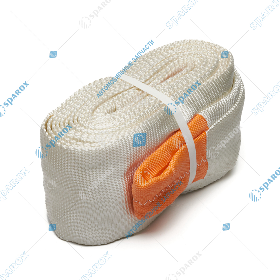 ДАЛИ-авто-DA-02548 Трос рывковый (динамическая стропа) петля-петля 9м (15т) ширина ленты 150мм (5)