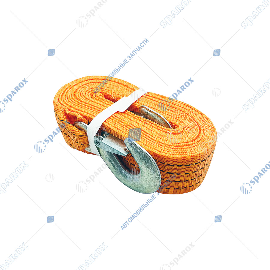 ДАЛИ-авто-DA-02624 Трос буксировочный лента, 2-крюка 5м (2,5т) ширина ленты 50мм (25 шт уп)