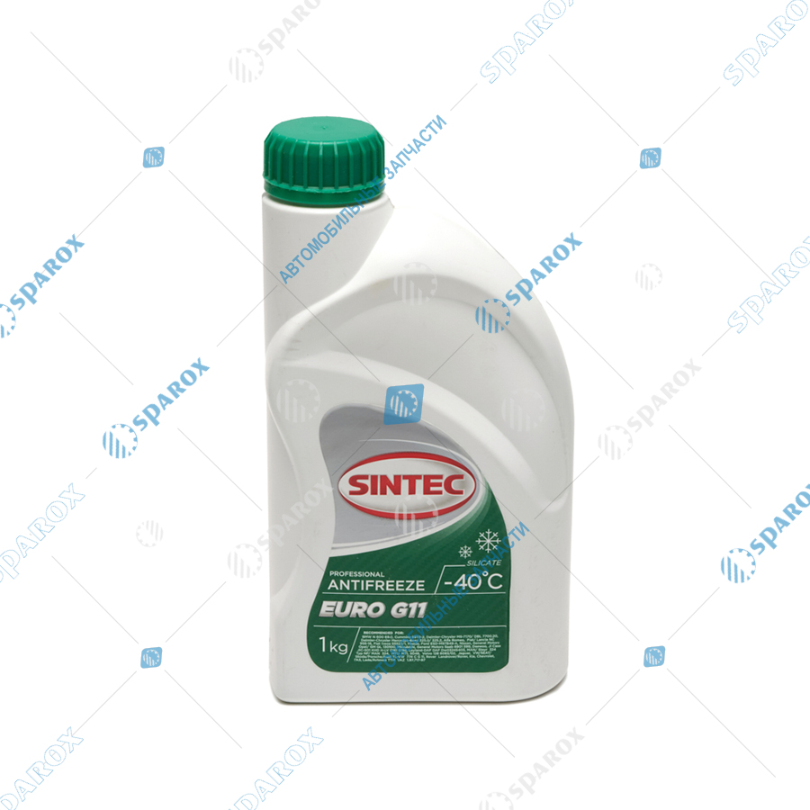 Sintec-990553 Антифриз SINTEC EURO -40C (1кг) зеленый G11 Sintec-990553 Антифриз SINTEC EURO -40C (1кг) зеленый G11