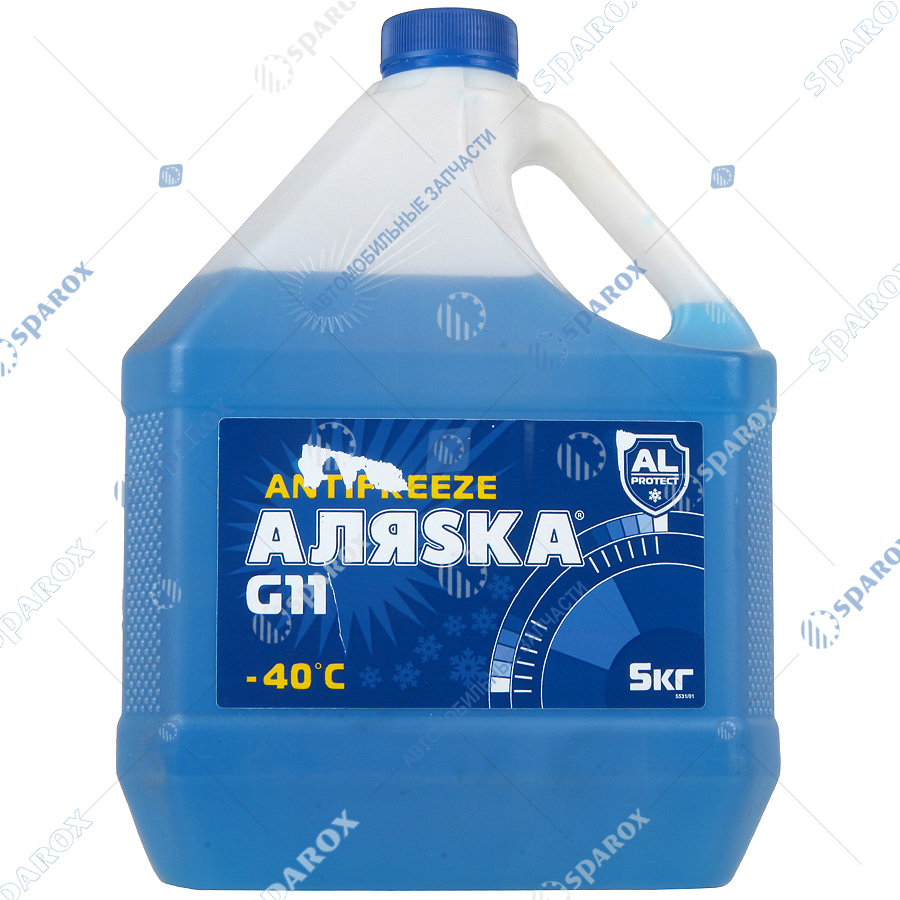 Аляска-Т-Антифриз Антифриз Аляска -40C (5кг) синий G11 /5531/ Аляска-Т-Антифриз Антифриз Аляска -40C (5кг) синий G11 /5531/