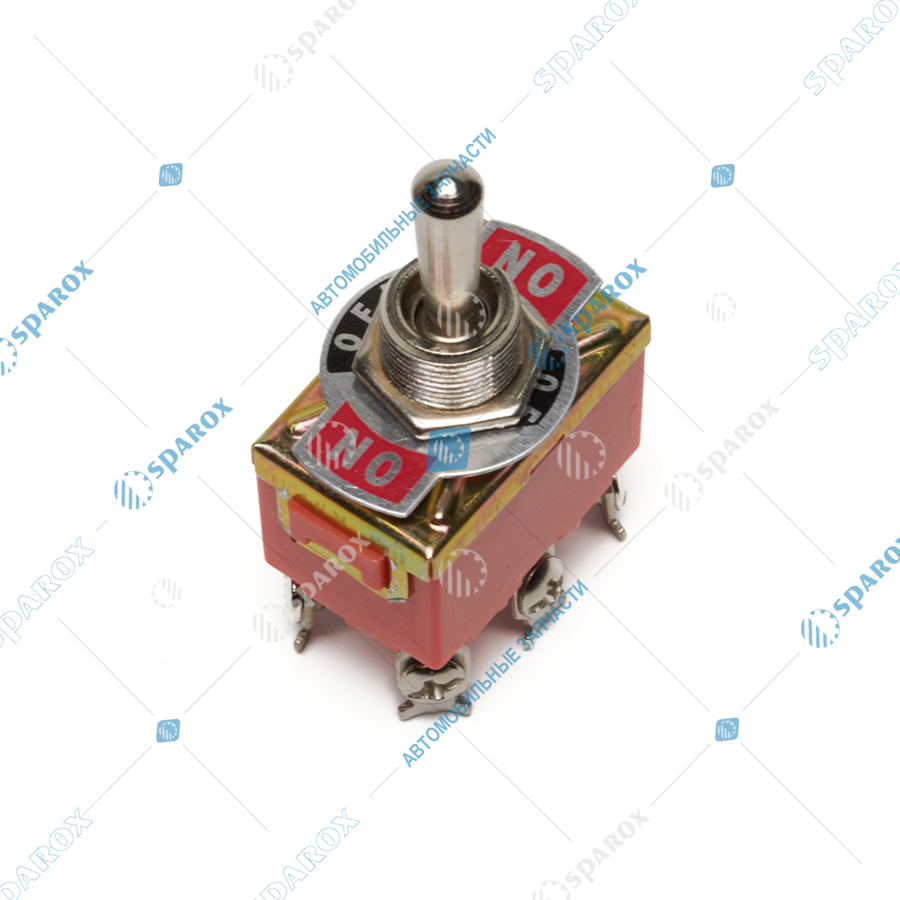 E-TEN1322 Тумблер 3 положения ON-OFF-ON двухполюсный DPDT 15А 250В 6 конт. под винт E-TEN1322 E-TEN1322 Тумблер 3 положения ON-OFF-ON двухполюсный DPDT 15А 250В 6 конт. под винт E-TEN1322