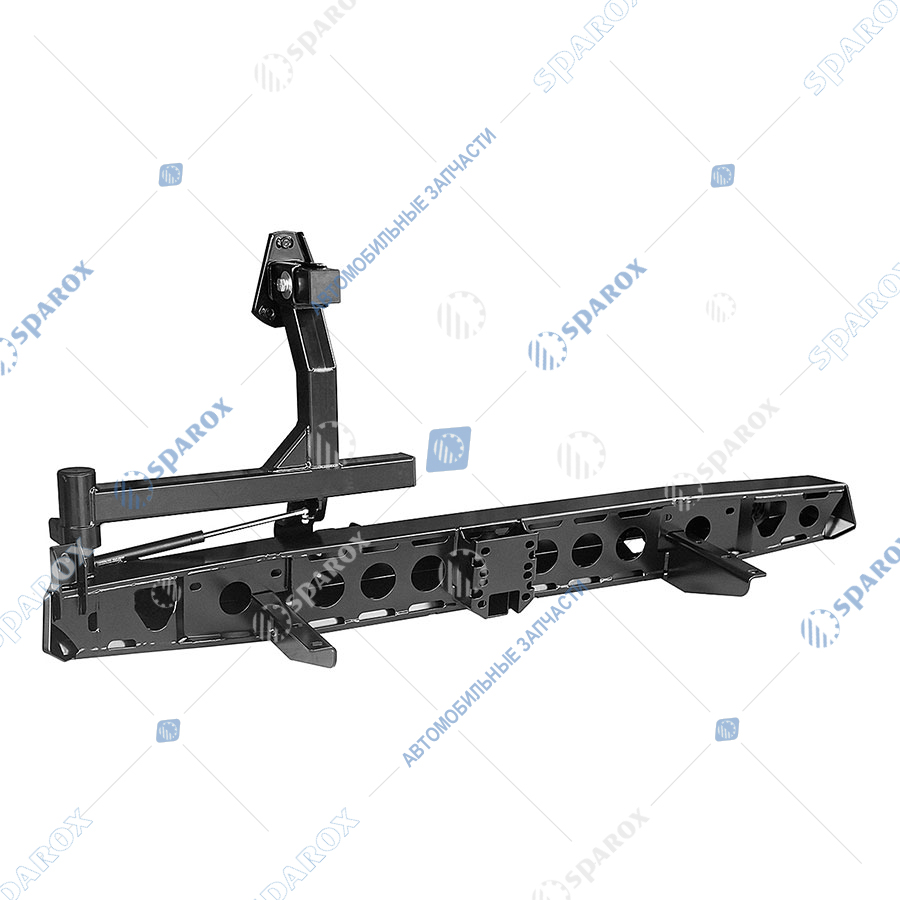 RIF452-21225 Бампер силовой задний УАЗ-452 с фонарями, калиткой, возможностью установки фаркопа, стандарт (РИФ)