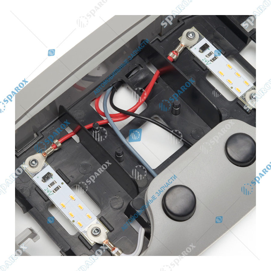 611-3714-02L Плафон освещения салона Урал светодиод, 24В UC1A11.3714010 (АЭК-НТ)