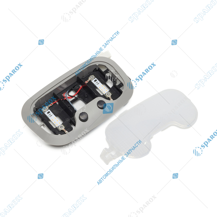 611-3714-02L Плафон освещения салона Урал светодиод, 24В UC1A11.3714010 (АЭК-НТ)