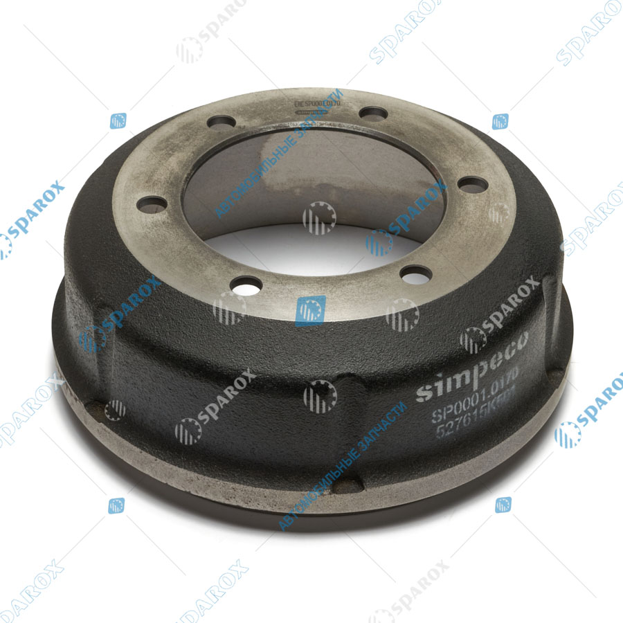 Simpeco-SP0001.0170 Барабан тормозной HYUNDAI HD78 задний/передний (шир.110мм) Simpeco