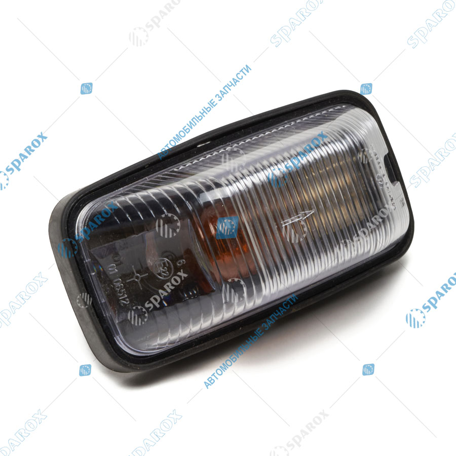 64-3726-05 Указатель поворота ГАЗель Next, автобусы боковой, белый 12В, 2 винта 32219-3726010 (АЭК-НТ)