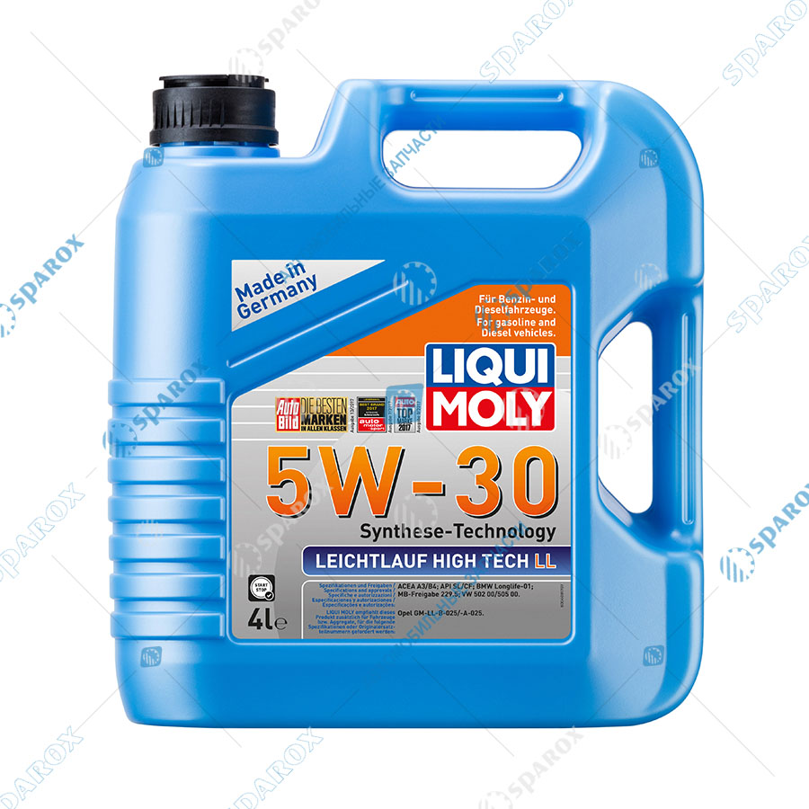 LIQUI MOLY-39006 Масло моторное НС-синт.  Leichtlauf High Tech LL 5W-30   4л.