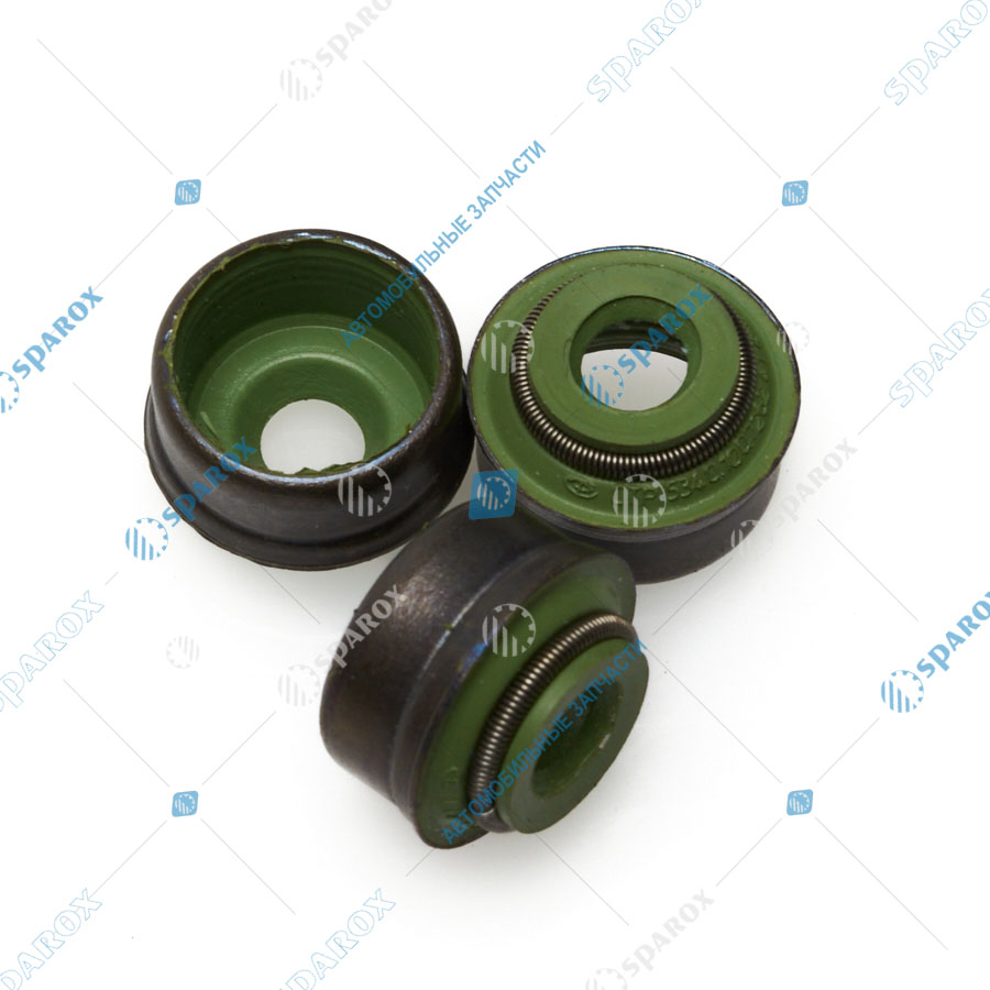 536-1007262 Колпачок маслосъемный в сб. (к-т 24 шт.) дв. ЯМЗ-536 ЕВРО-4 фторкаучук (СТРОЙМАШ)