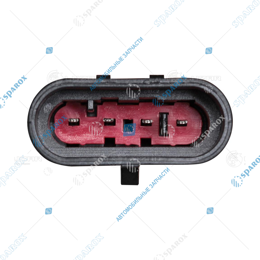 LUZAR-LVE0322 Кран отопителя ГАЗель(он) Next, C41R11, C41K31 электрический без сальник, 4 патрубка LVE0322 (LUZAR)