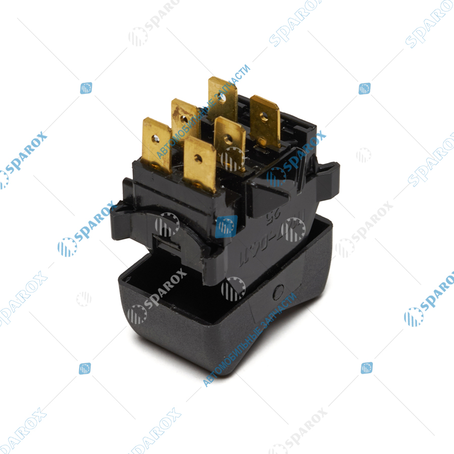 П147-3709-04.11 Переключатель (клавиша) вентилятора отопителя Камаз, ГАЗ, УРАЛ П147-04.11 (Автоарматура)