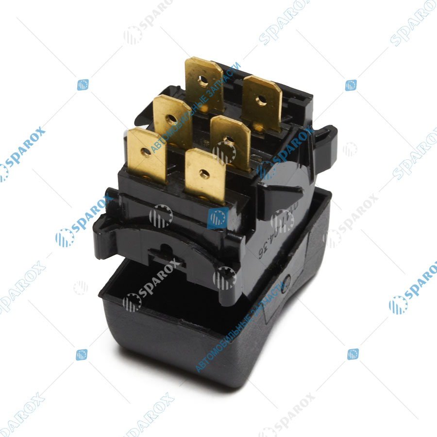 П147-3709-04.36 Переключатель (клавиша) обогрева ветрового стекла БелАЗ П147-04.36 (Автоарматура)