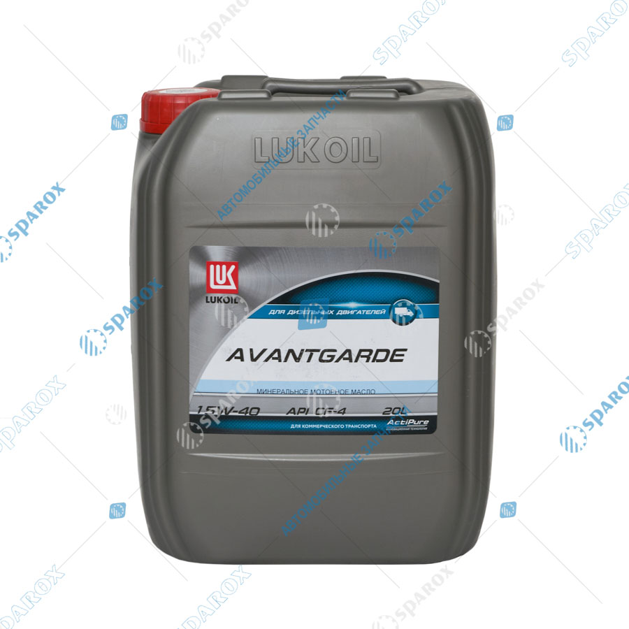 Лукойл-3629005 Масло мот. мин. Лукойл Авангард 15W-40 CF-4/SG (20л/17,2кг) в/сез