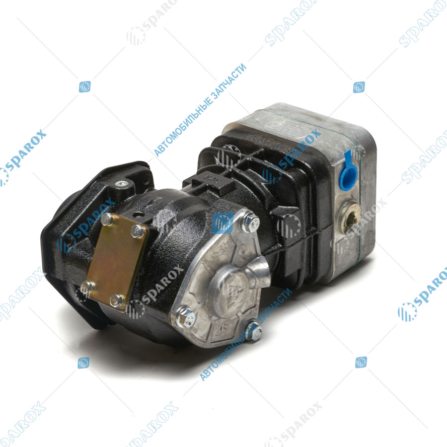 АМ-3509015-12 Компрессор 1-цилиндровый старого образца Камаз (до 2010 г.) 510 л/мин. (ПК АЙК, г. Ижевск)
