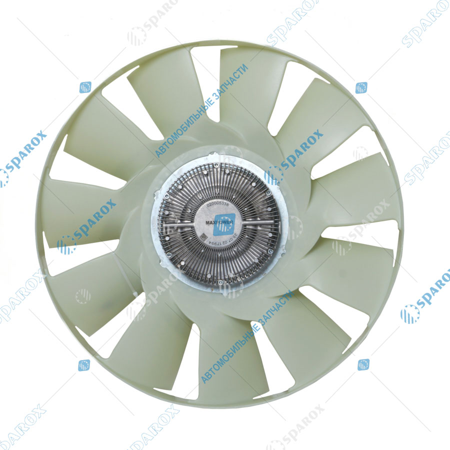 MAXPOWER-020005338 Муфта вязкостная Камаз Евро-4 с крыльчаткой в сборе 650 мм 020005338 (MAXPOWER)