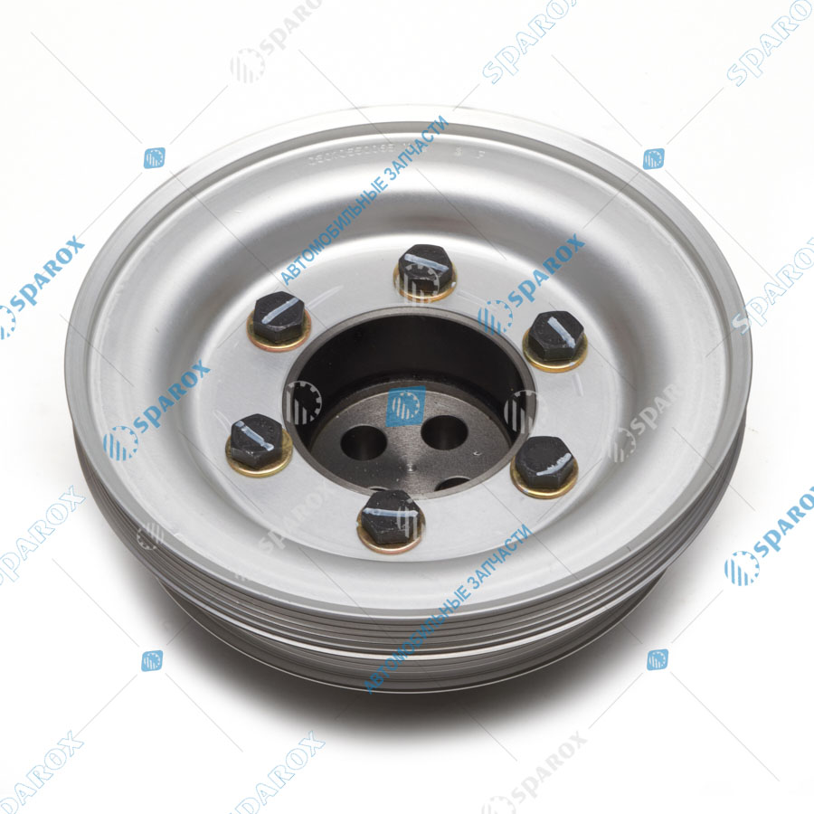 650-1005051-01 Шкив вала коленчатого со ступицей в сборе (Автодизель) дв.ЯМЗ-650,651 ЕВРО-3,4