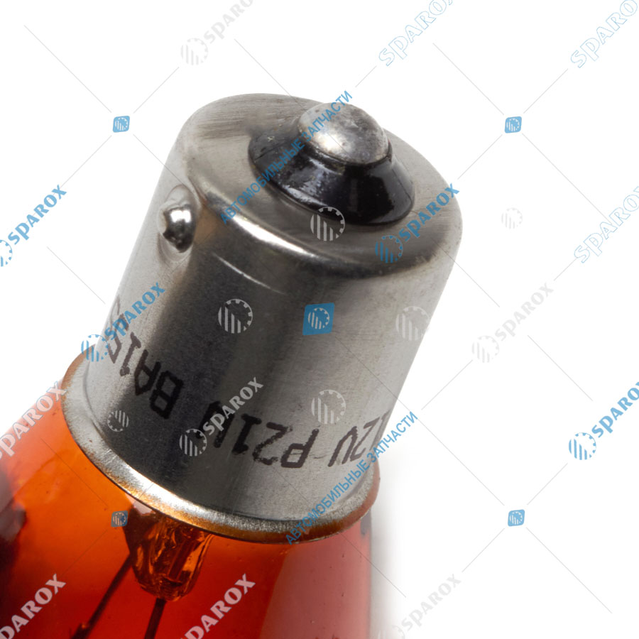 А12-21-3-61213ORANGE/10 Автолампа PY21W 12V 21W BA15s желтая 61213 (МАЯК)