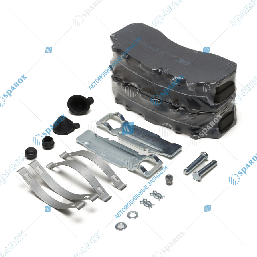 137-00-01-01 Колодки тормозные с монт. комплектом (4шт) (WVA 29087) Камаз 5490, 54901, MERCEDES, MAN  (Фритекс)