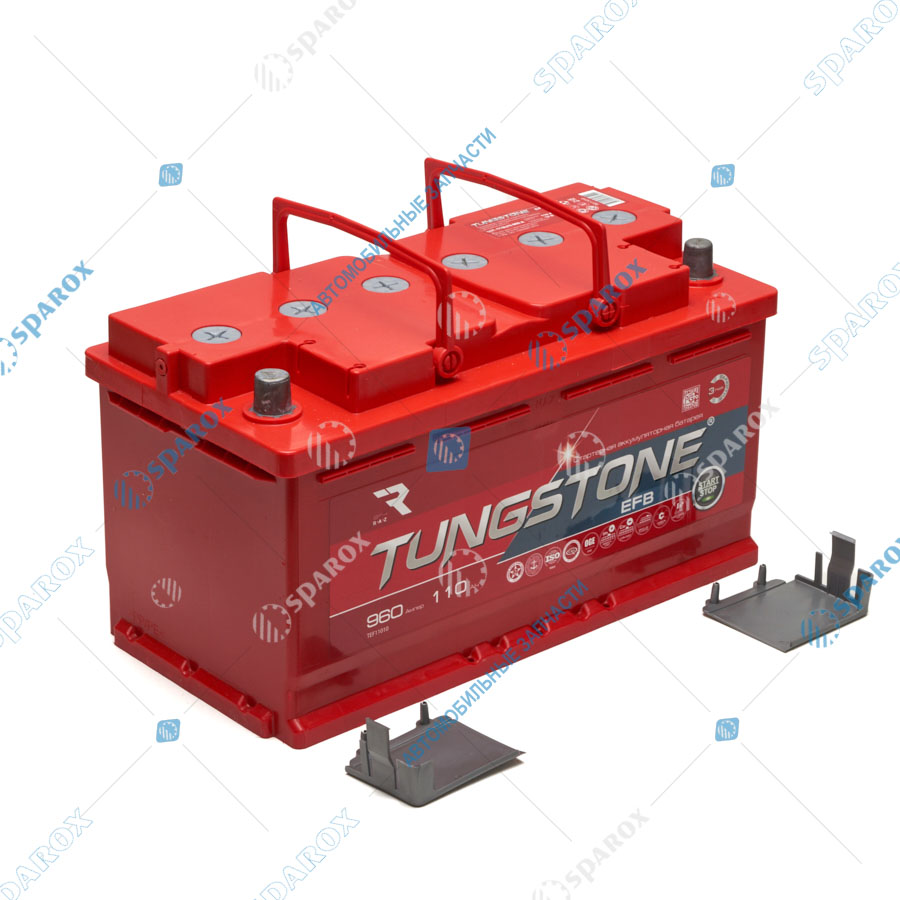 6СТ-110-3703010 Аккумулятор 6СТ110 пр. пол. TUNGSTONE EFB (завод Tungstone г.Рязань)