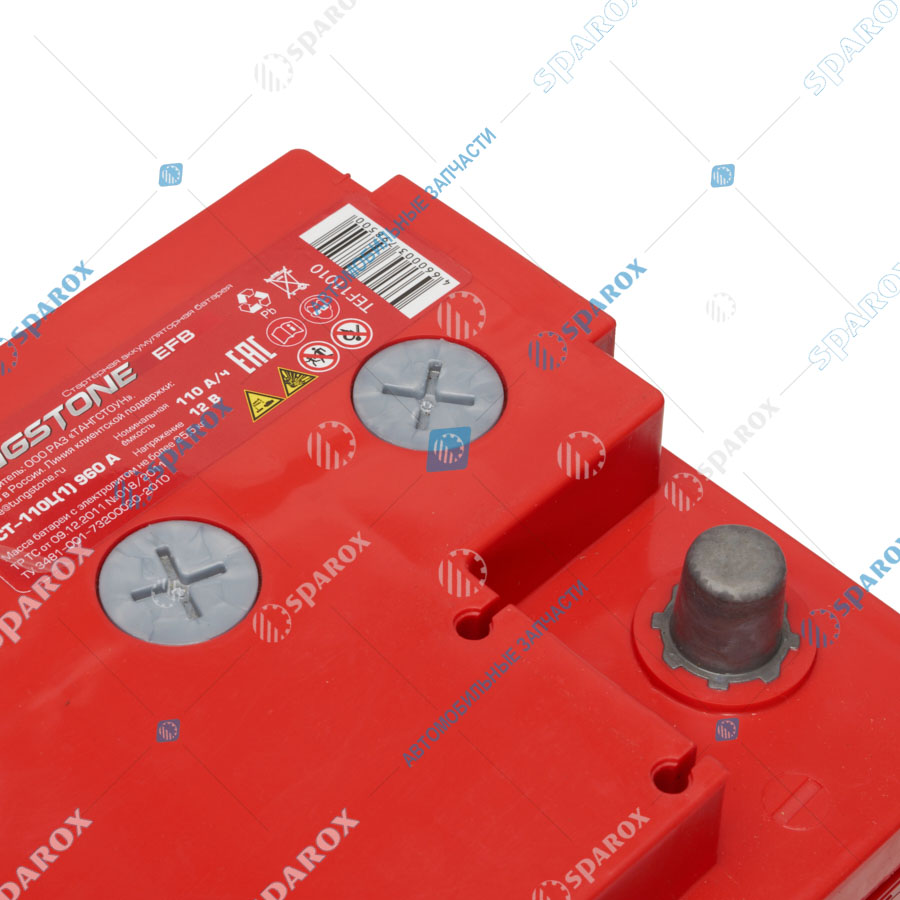 6СТ-110-3703010 Аккумулятор 6СТ110 пр. пол. TUNGSTONE EFB (завод Tungstone г.Рязань)