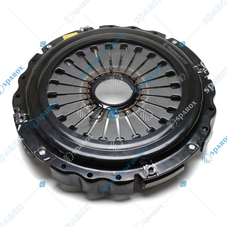 ТАЯ/RusDisk-71566 Диск сцепления нажимной (корзина) лепесковая МАЗ, УРАЛ (ЯМЗ-184) (ТАЯ/RusDisk) (184-1601090)