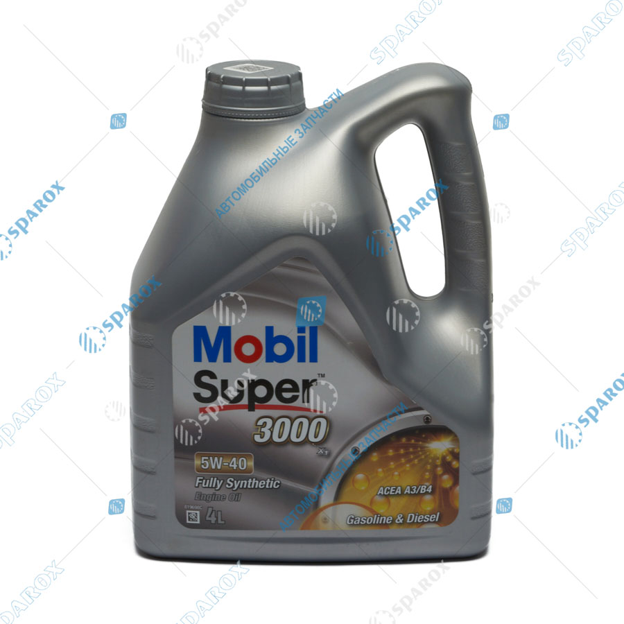 MOBIL-150546 Масло моторное MOBIL Super 3000 X1 5W-40 4 литра