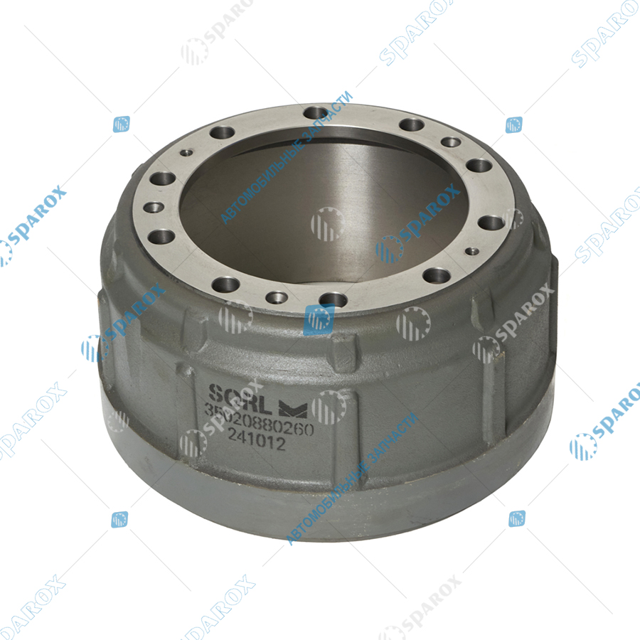 35020880260 Барабан тормозной Камаз 6520, 65201, 6522 6520-3501070 (SORL) 35020880260 Барабан тормозной Камаз 6520, 65201, 6522 6520-3501070 (SORL)