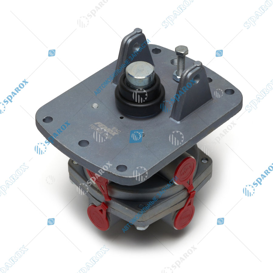FENOX-FBV002 Кран тормозной 2-секционный подпедальный FBV002 ЗИЛ,Камаз,МАЗ ан. 100-3514108-10 (FENOX)