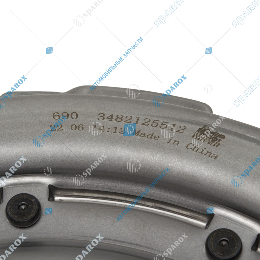 Shaft-Gear-3482125512 Корзина сцепления (нажимная) D=362 Камаз-4307, КАвЗ, ПАЗ 3482 125 51, МАЗ 4370  с ДВС: ММЗ-245-7(9), Deutz BF4M (Shaft-Gear)