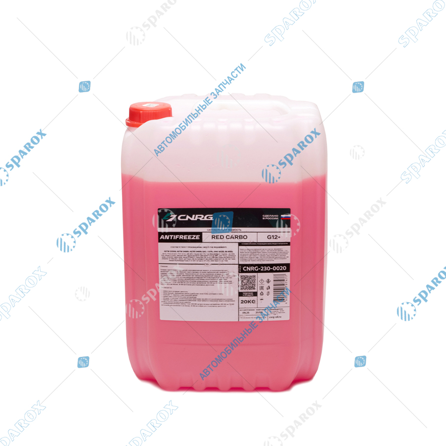 CNRG-230-0020 Антифриз CNRG ANTIFREEZE RED CARBO G12+ (20 кг/18,6 л) красный