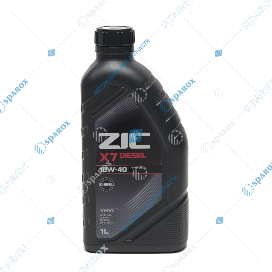 ZIC-132607 Масло моторное ZIC X7 DIESEL 10W-40 1 литр