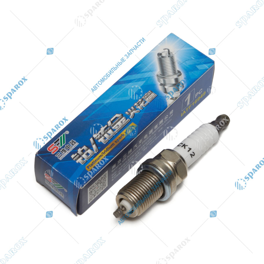 Weichai-612600192176 Свеча зажигания 1000450457; 0242255511 (газовый двигатель) WP7 WP12 (TORCH 5498-3 упаковка SANWEI)