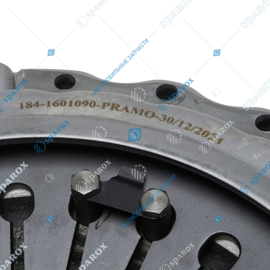 184-1601090 Диск сцепления нажимной в сб. МАЗ,УРАЛ,МЗКТ корзина - 184 (ПРАМО)